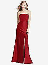 Front View Thumbnail - Garnet Bella Bridesmaids Dress BB133