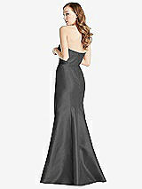 Rear View Thumbnail - Gunmetal Bella Bridesmaids Dress BB133