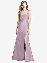 Front View Thumbnail - Suede Rose Bella Bridesmaids Dress BB135