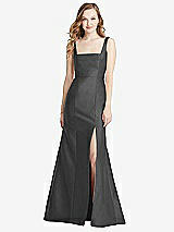 Front View Thumbnail - Pewter Bella Bridesmaids Dress BB135