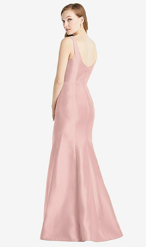 Back View - Rose - PANTONE Rose Quartz Bella Bridesmaids Dress BB135