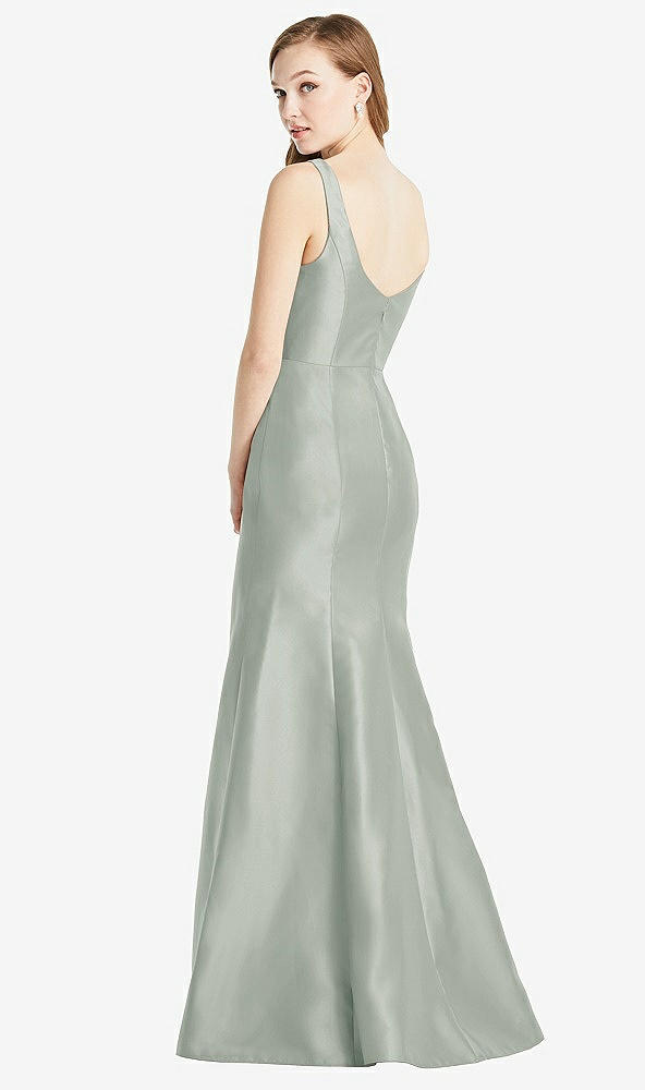 Back View - Willow Green Bella Bridesmaids Dress BB135