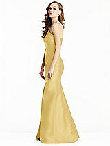 Side View Thumbnail - Maize Bella Bridesmaids Dress BB137