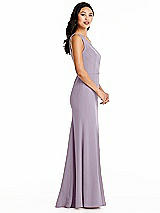 Side View Thumbnail - Lilac Haze Bella Bridesmaids Dress BB138