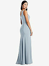 Rear View Thumbnail - Mist Bella Bridesmaids Dress BB138