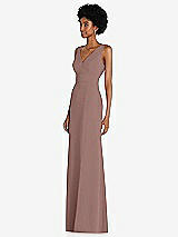 Side View Thumbnail - Sienna Square Low-Back A-Line Dress with Front Slit and Pockets