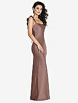 Alt View 1 Thumbnail - Sienna Ruffle Trimmed Open-Back Maxi Slip Dress