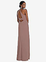 Alt View 1 Thumbnail - Sienna Halter Criss Cross Cutout Back Maxi Dress