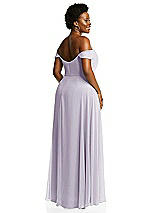 Alt View 3 Thumbnail - Moondance Off-the-Shoulder Basque Neck Maxi Dress with Flounce Sleeves