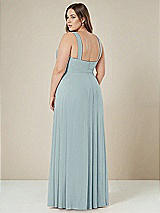 Alt View 2 Thumbnail - Morning Sky Contoured Wide Strap Sweetheart Maxi Dress