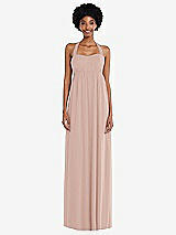 Alt View 4 Thumbnail - Toasted Sugar Convertible Tie-Shoulder Empire Waist Maxi Dress