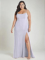 Alt View 2 Thumbnail - Silver Dove Scoop Neck Convertible Tie-Strap Maxi Dress with Front Slit