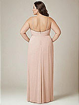 Alt View 3 Thumbnail - Cameo Adjustable Strap Wrap Bodice Maxi Dress with Front Slit 