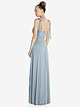 Rear View Thumbnail - Mist Tie Shoulder A-Line Maxi Dress