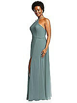 Alt View 2 Thumbnail - Icelandic Diamond Halter Maxi Dress with Adjustable Straps