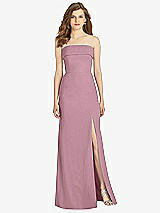 Front View Thumbnail - Dusty Pink Bella Bridesmaids Dress BB139