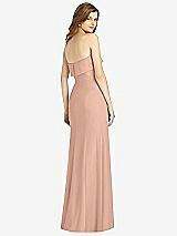 Rear View Thumbnail - Pale Peach Bella Bridesmaids Dress BB139