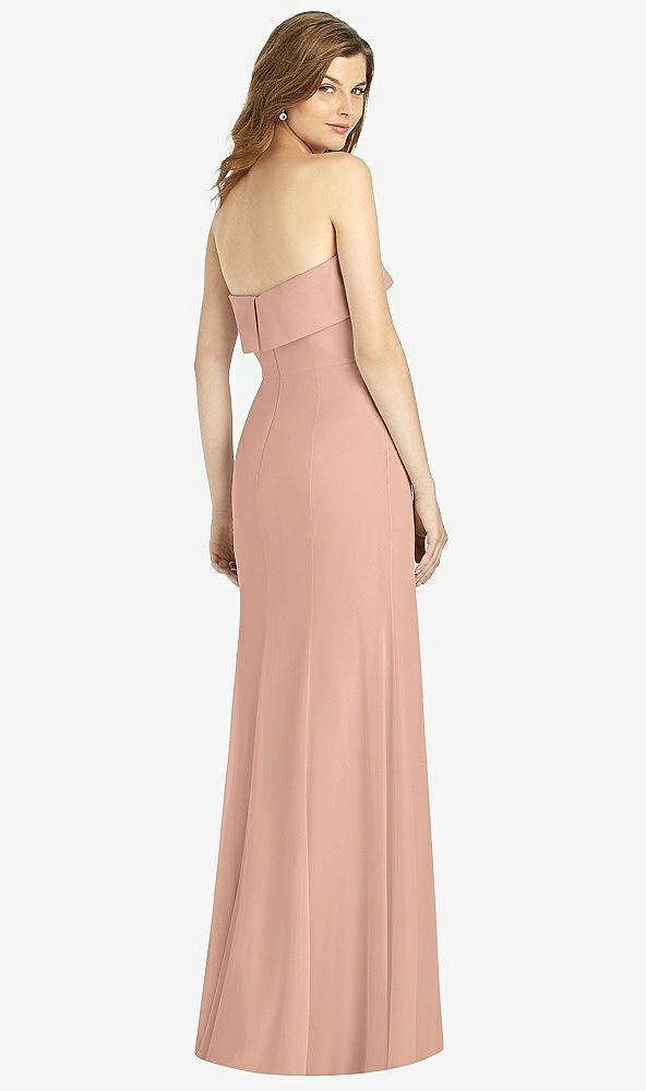 Back View - Pale Peach Bella Bridesmaids Dress BB139