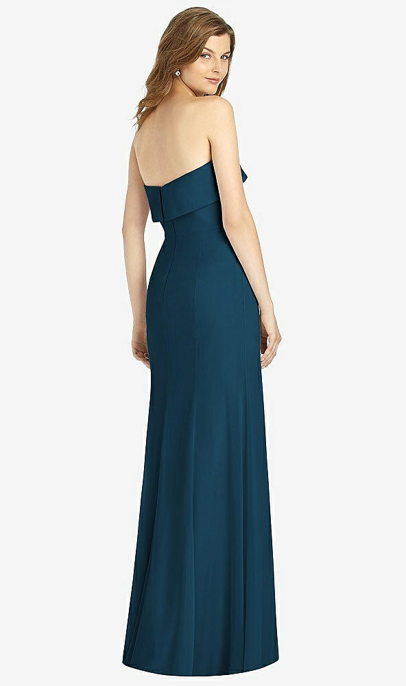 Back View - Atlantic Blue Bella Bridesmaids Dress BB139