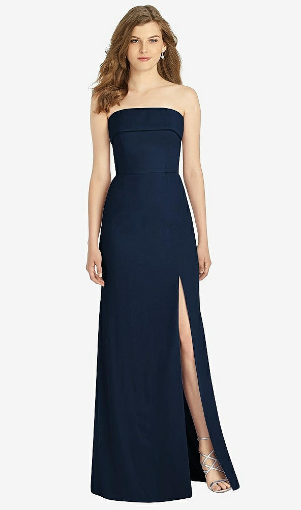 Front View - Midnight Navy Bella Bridesmaids Dress BB139