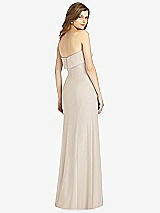 Rear View Thumbnail - Oat Bella Bridesmaids Dress BB139