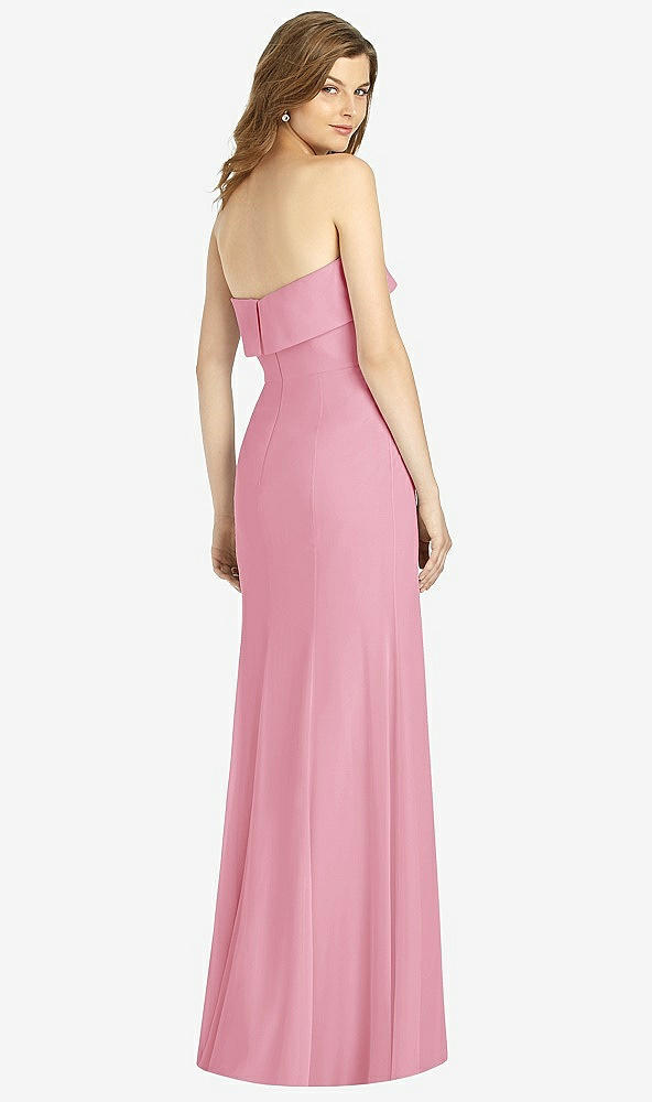 Back View - Peony Pink Bella Bridesmaids Dress BB139