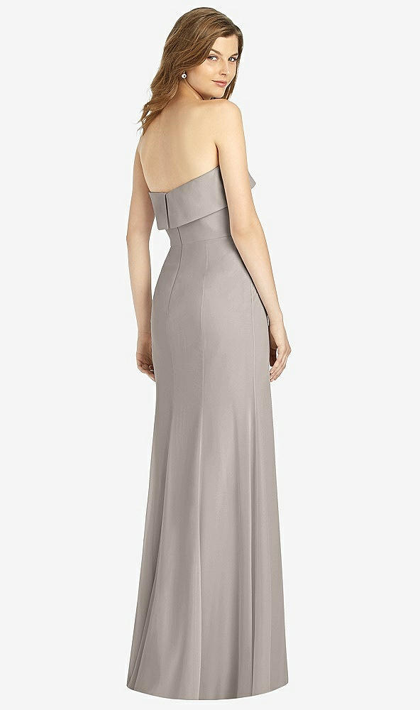 Back View - Taupe Bella Bridesmaids Dress BB139