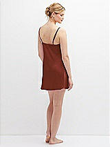 Alt View 7 Thumbnail - Auburn Moon Short Whisper Satin Slip