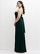 Alt View 5 Thumbnail - Evergreen Chiffon Convertible Maxi Dress with Multi-Way Tie Straps