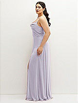 Side View Thumbnail - Moondance Soft Cowl-Neck A-Line Maxi Dress with Adjustable Straps