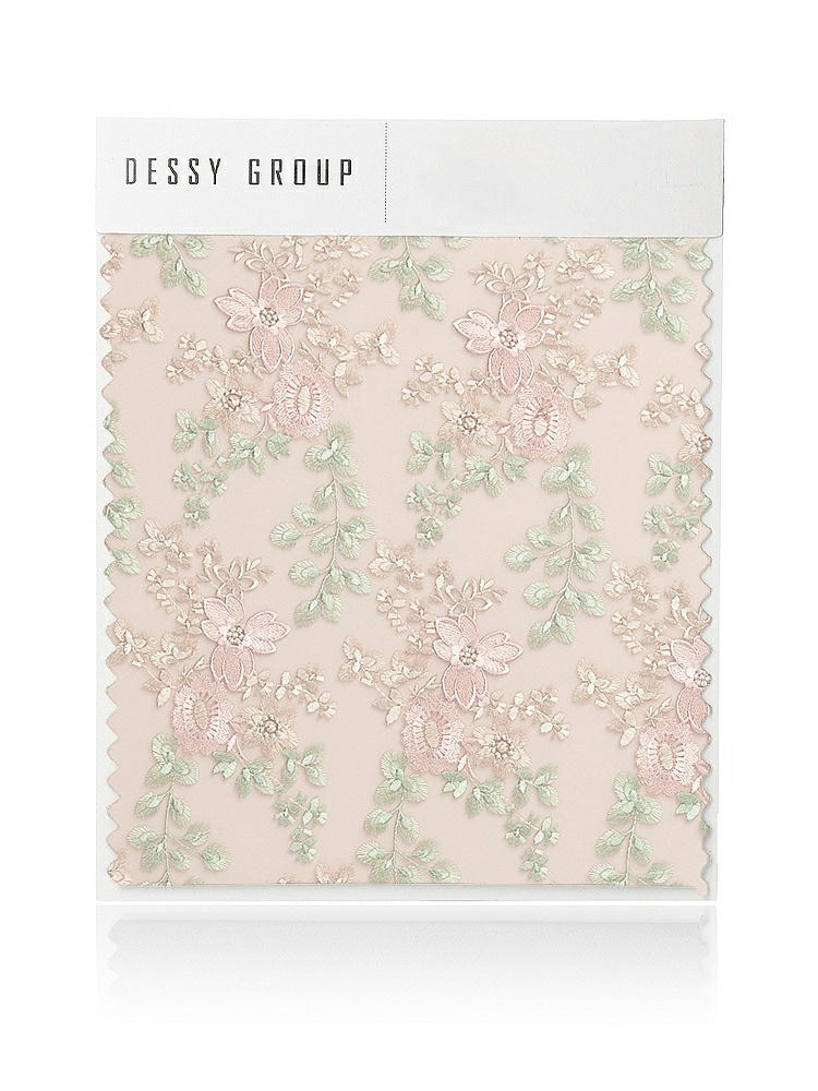 Front View - Blush Ivy Fleur Embroidery Swatch
