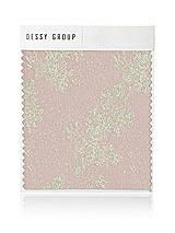 Front View Thumbnail - Pink Gold Foil Pleated Metallic Gold Foil Swatch