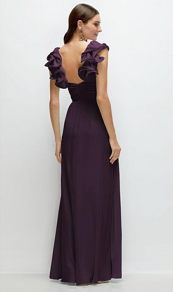 Back View - Aubergine 1584