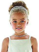 Rear View Thumbnail - Natural Children's Pearl Necklace - 12.5 inch