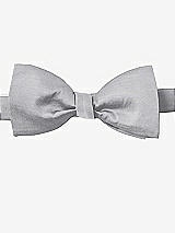 Front View Thumbnail - French Gray Peau de Soie Bow Ties by After Six