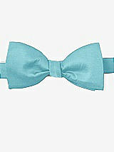 Front View Thumbnail - Aquamarine Peau de Soie Bow Ties by After Six