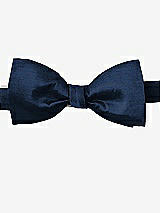Front View Thumbnail - Midnight Navy Peau de Soie Bow Ties by After Six