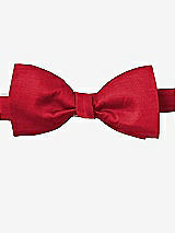 Front View Thumbnail - Poppy Red Peau de Soie Bow Ties by After Six