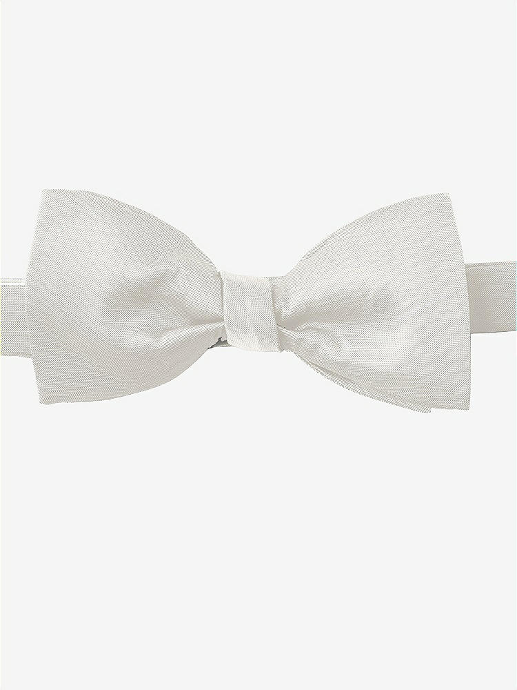 Front View - Snow White Peau de Soie Bow Ties by After Six