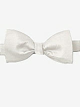 Front View Thumbnail - Snow White Peau de Soie Bow Ties by After Six
