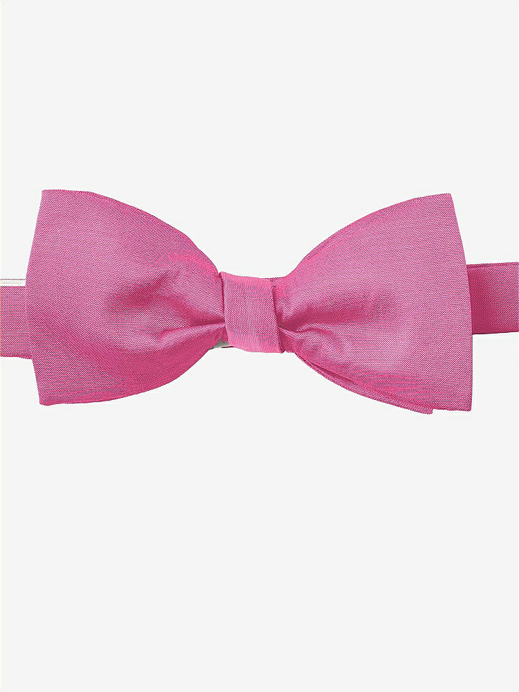 Front View - Strawberry Peau de Soie Bow Ties by After Six