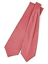 Front View Thumbnail - Candy Coral Dupioni Cravats by After Six