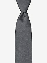 Front View Thumbnail - Ebony Peau de Soie Boy's 50" Necktie by After Six