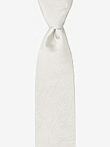 Front View Thumbnail - Snow White Peau de Soie Boy's 50" Necktie by After Six