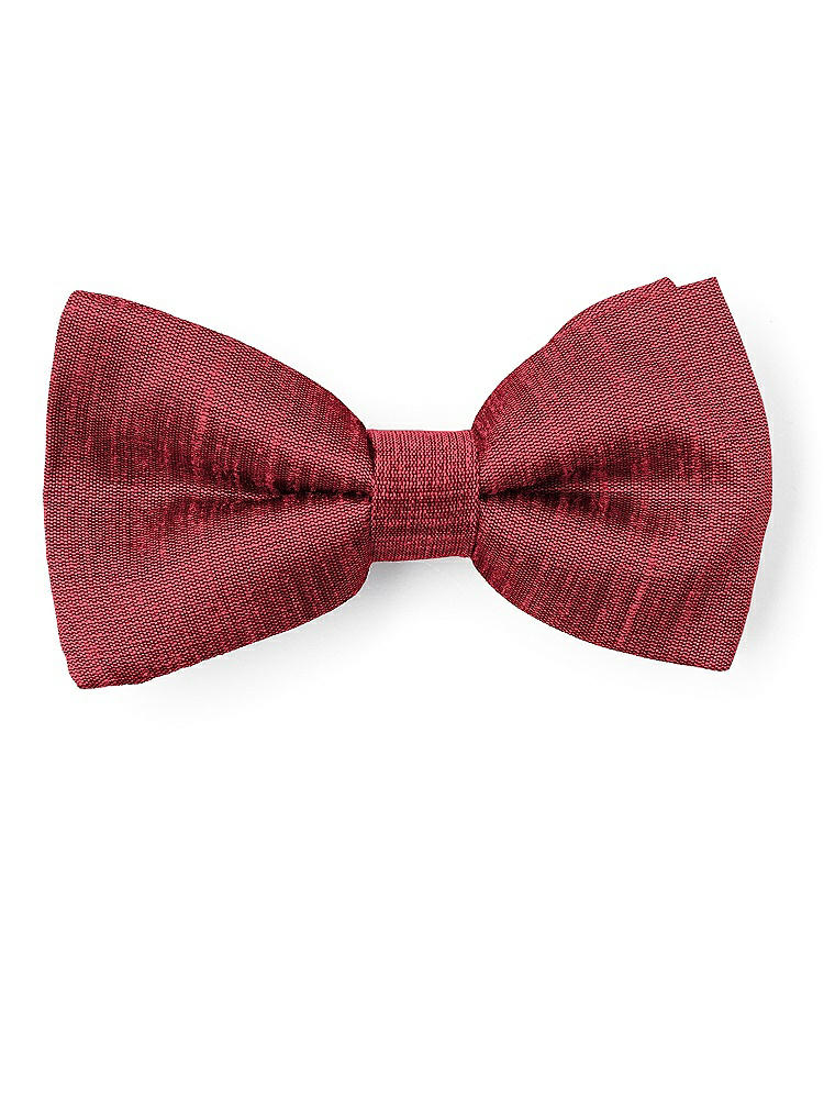 Front View - Barcelona Dupioni Boy's Clip Bow Tie by After Six