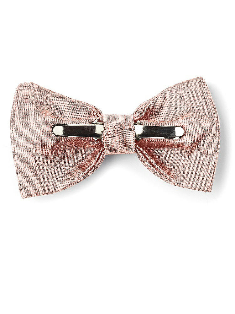 Back View - Fresco Dupioni Boy's Clip Bow Tie by After Six