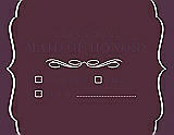 Front View Thumbnail - Bordeaux & Italian Plum Will You Be My Maid of Honor Card - Checkbox