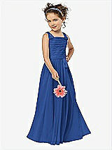 Front View Thumbnail - Classic Blue Flower Girl Style FL4033