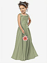 Front View Thumbnail - Sage Flower Girl Style FL4033
