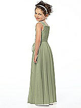 Rear View Thumbnail - Sage Flower Girl Style FL4033